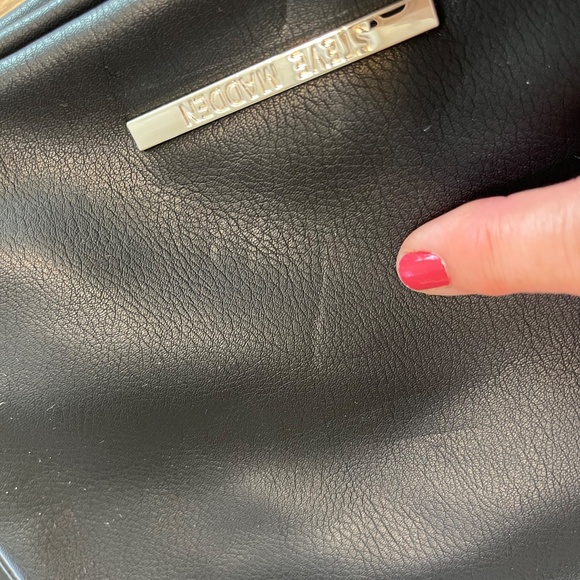 Steve Madden Black & White Crossbody Purse: Rare Find! - Picture 10 of 17